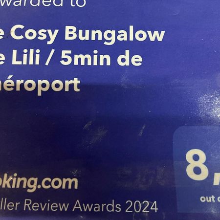 Le Cosy Bungalow De Lili / 5Min De L'Aeroport Les Abymes Exterior photo